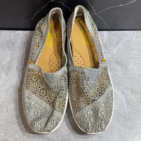 Fashion Slip On Grey Size 7m - Picture 6 of 9